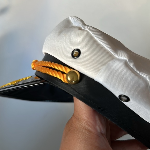 NWOT Nautical Captain Hat for Costume - Adjustable Snapback - Picture 5 of 5